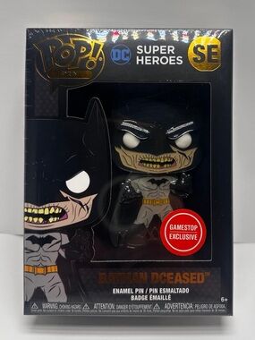 Funko Pop! DC Super Heroes Batman DCeased GameStop Exclusive Pin